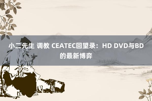 小二先生 调教 CEATEC回望录：HD DVD与BD的最新博弈